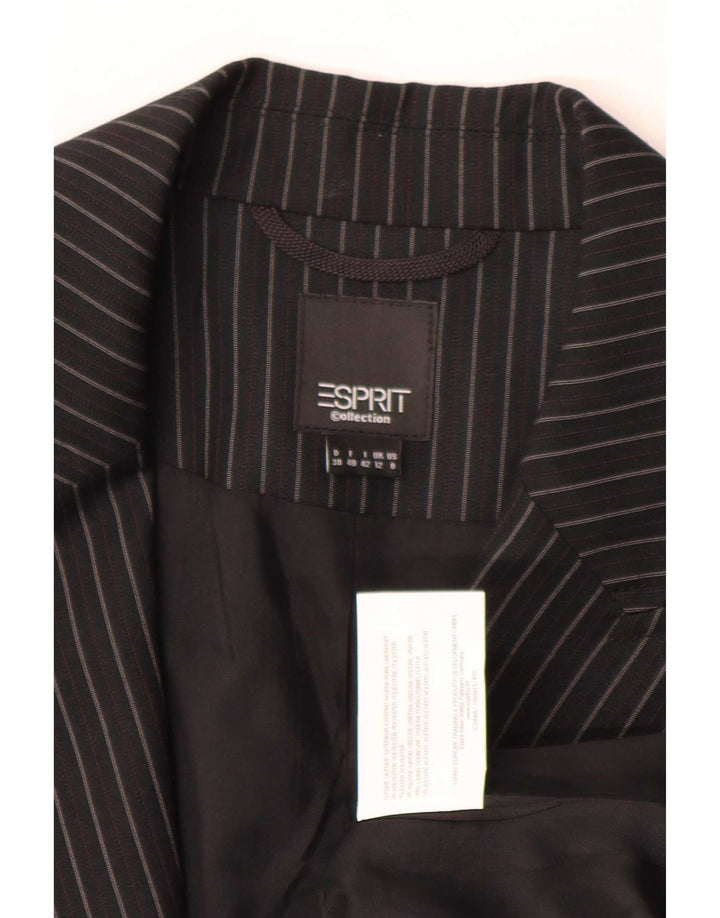 Costum pentru femei Esprit cu 2 nasturi UK 12 Medium L30 L30 Negru cu dungi