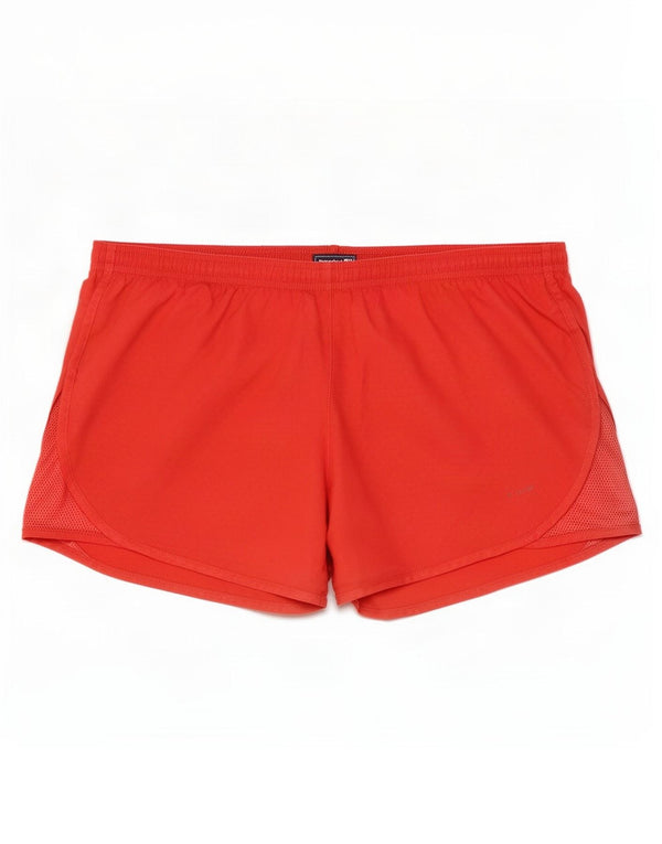 Pantaloni scurti sport Nike pentru femei UK 14 Poliester roșu mediu