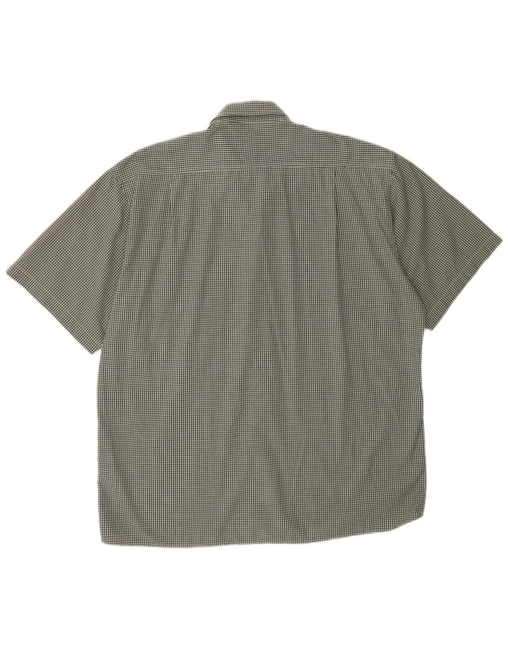 Cămașă cu mânecă scurtă pentru bărbați Pierre Cardin Mărimea 42 mare, verde, vichy