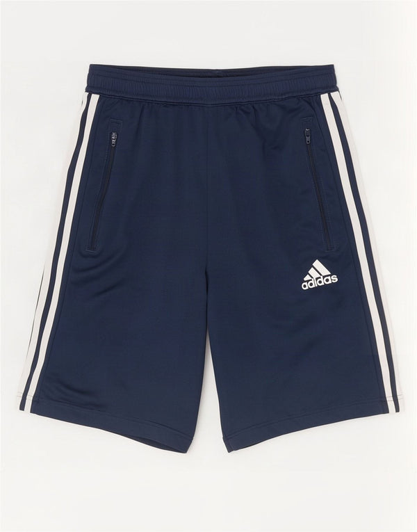 Pantaloni scurți sport pentru bărbați Adidas, poliester, albastru mic