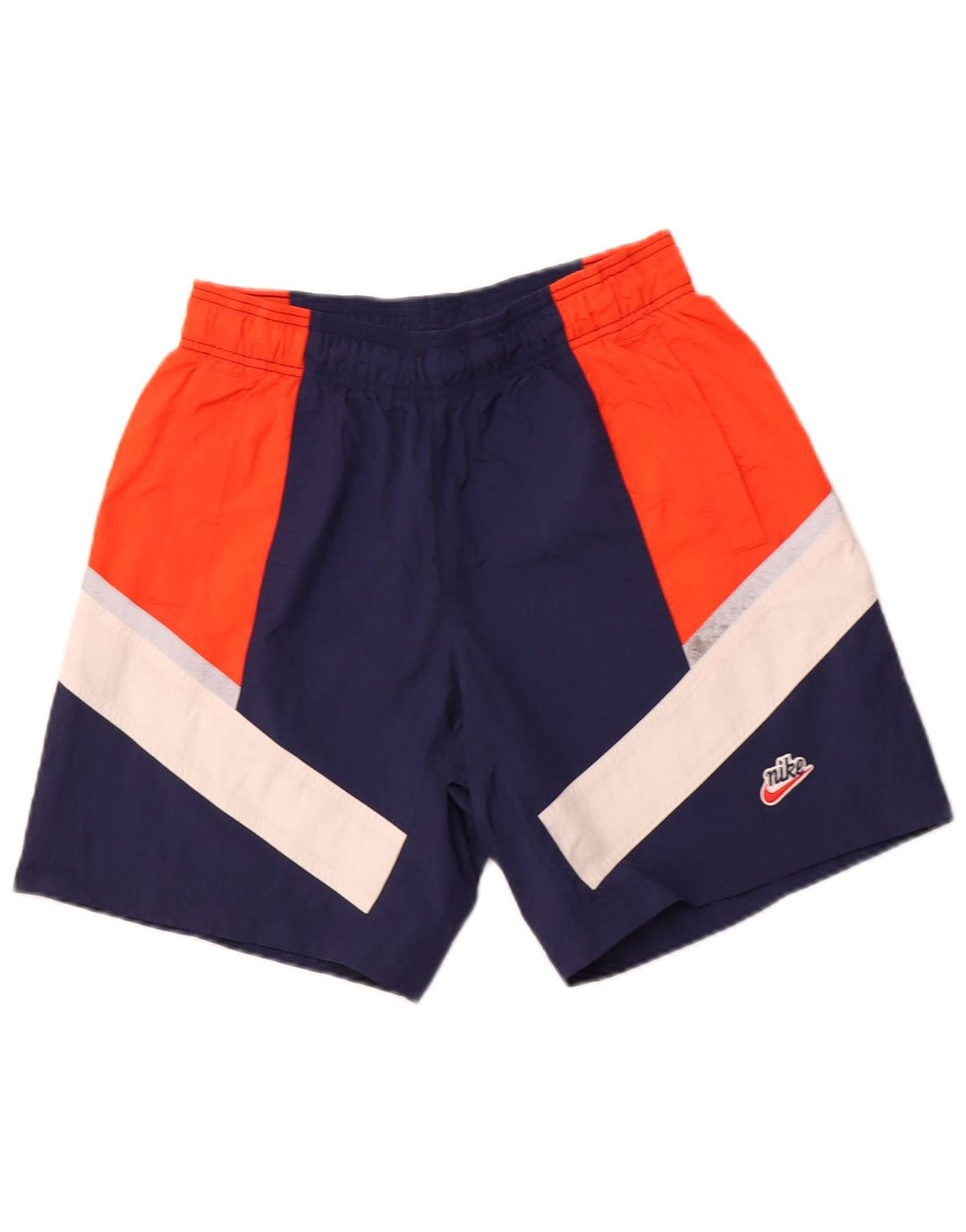 Pantaloni scurți sport NIKE pentru bărbați, medii, albastru, poliester color bloc