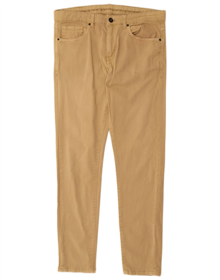 Blugi slim pentru bărbați Zara EU 40 Medium W31 L30 Bej