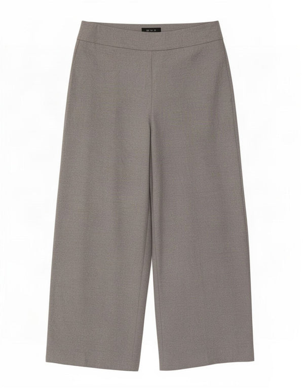 Marks & Spencer Pantaloni casual pentru femei cu picioare largi UK 14 Large W30 L27 Gri