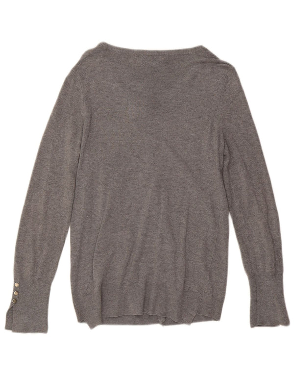Pulover cardigan pentru femei Zara UK 14 mare gri