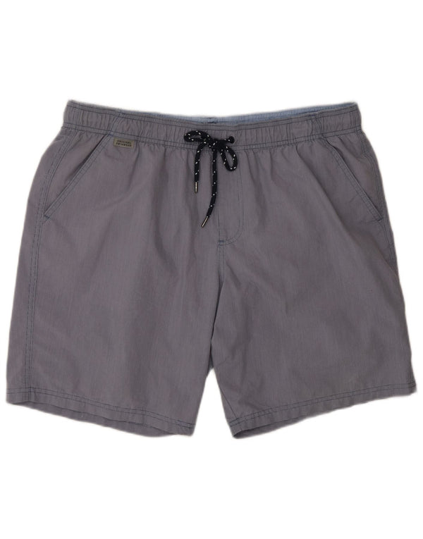Pantaloni scurți de înot pentru bărbați Marks & Spencer, mari, albastru, bumbac