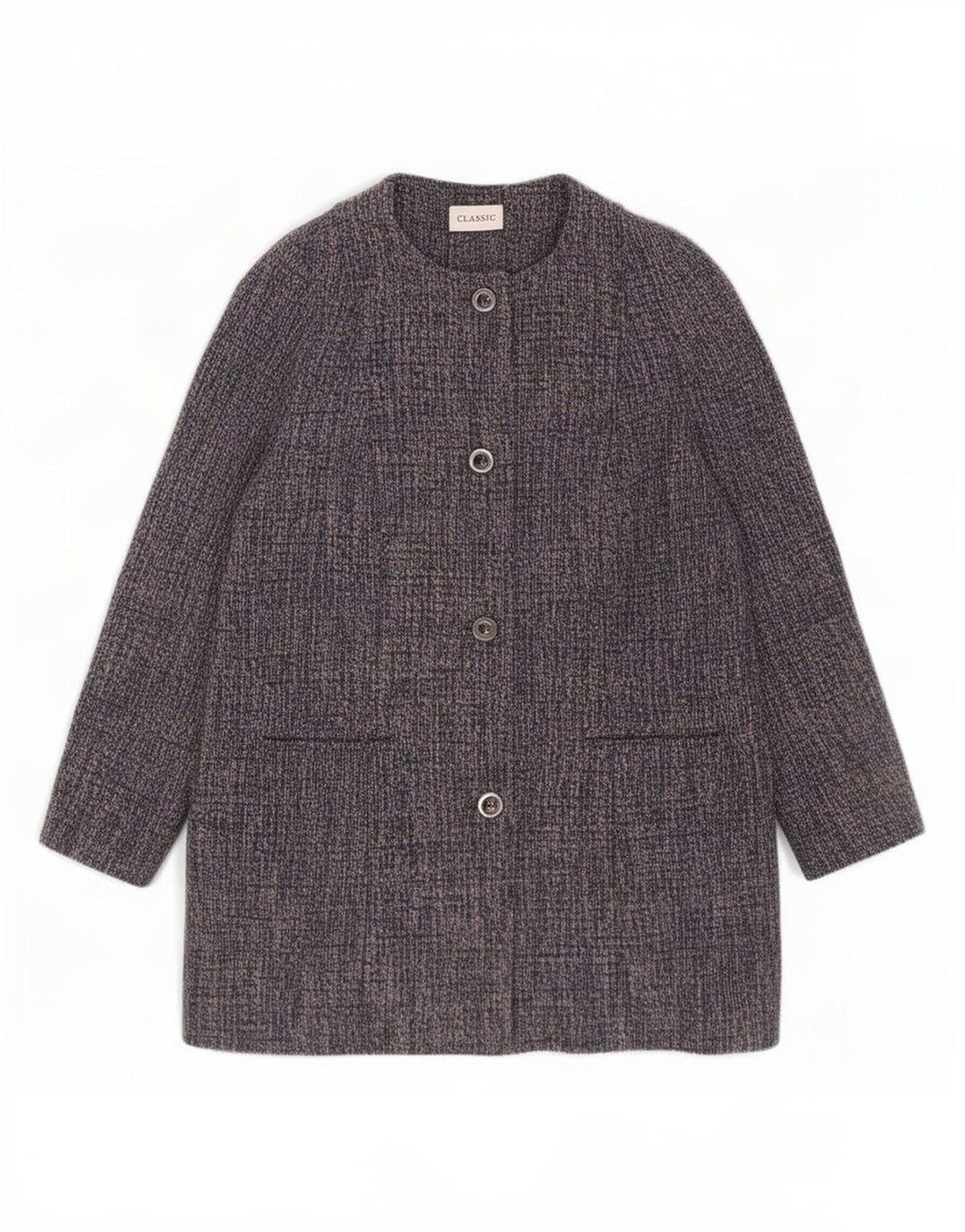 Pardesiu clasic pentru femei Marks & Spencer UK 18 XL, poliester stricat albastru