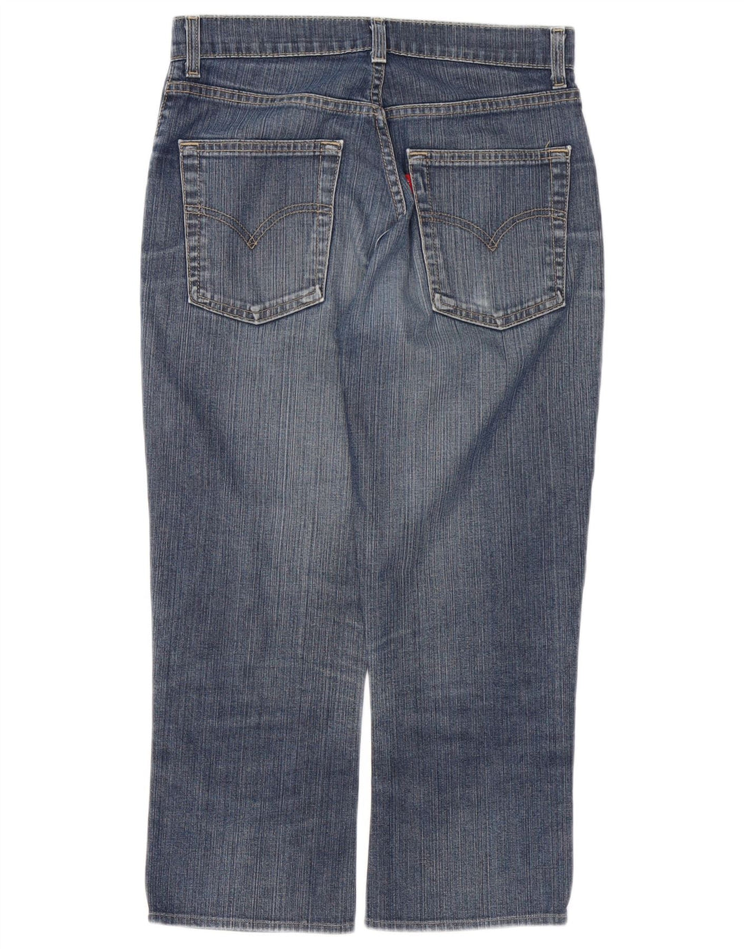 Blugi tăiați pentru femei LEVI'S 525 W28 L23 Bumbac albastru