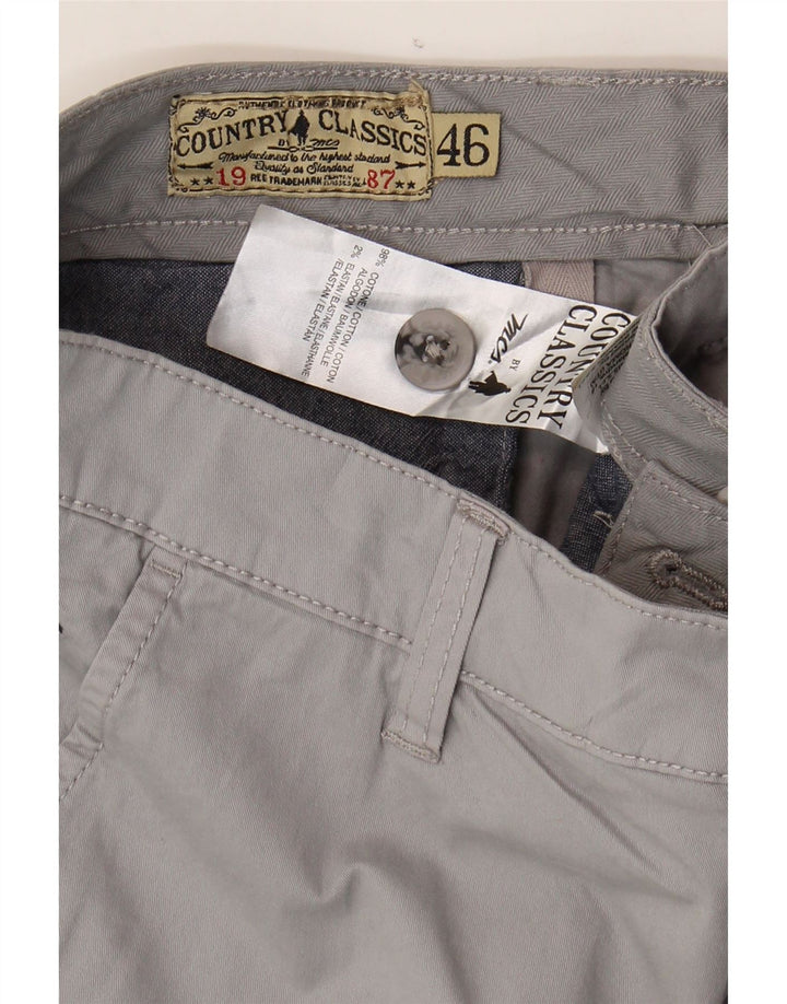 MARLBORO CLASSICS Mens Chino Shorts IT 46 Small W32 Grey Cotton Vintage Marlboro Classics and Second-Hand Marlboro Classics from Messina Hembry 
