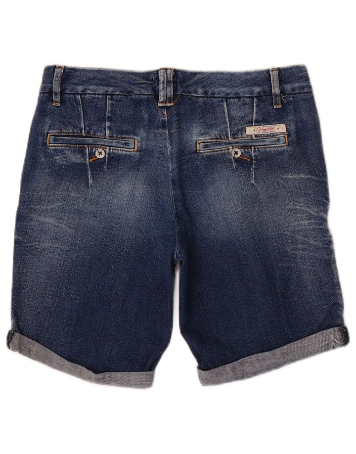 Pantaloni scurți din denim pentru femei Tommy Hilfiger W28, bumbac albastru mediu