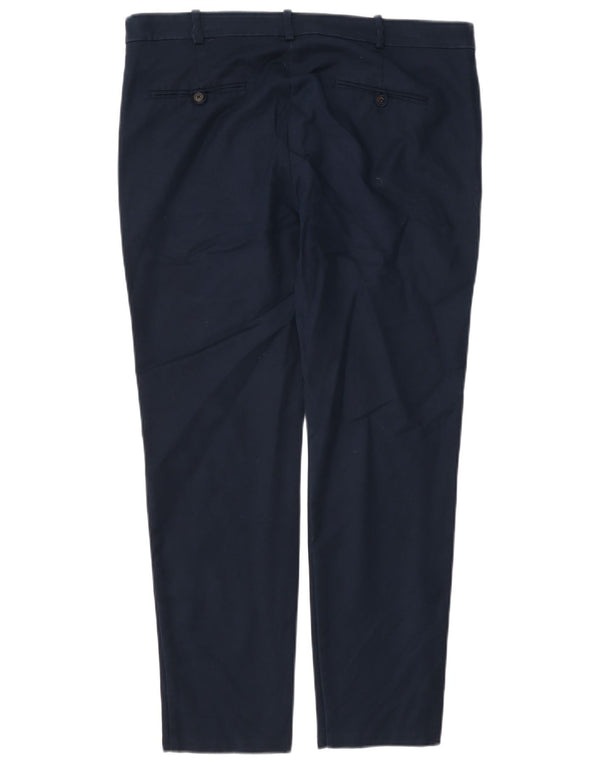 Pantaloni chino slim pentru femei Zara EU 40 Mediu L30 L27 Bumbac bleumarin