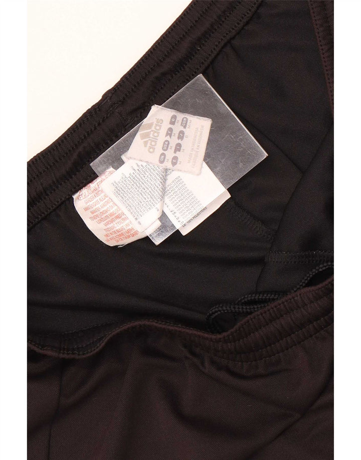 Pantaloni scurți sport pentru bărbați Adidas, cu formă regulată, negru mediu, poliester