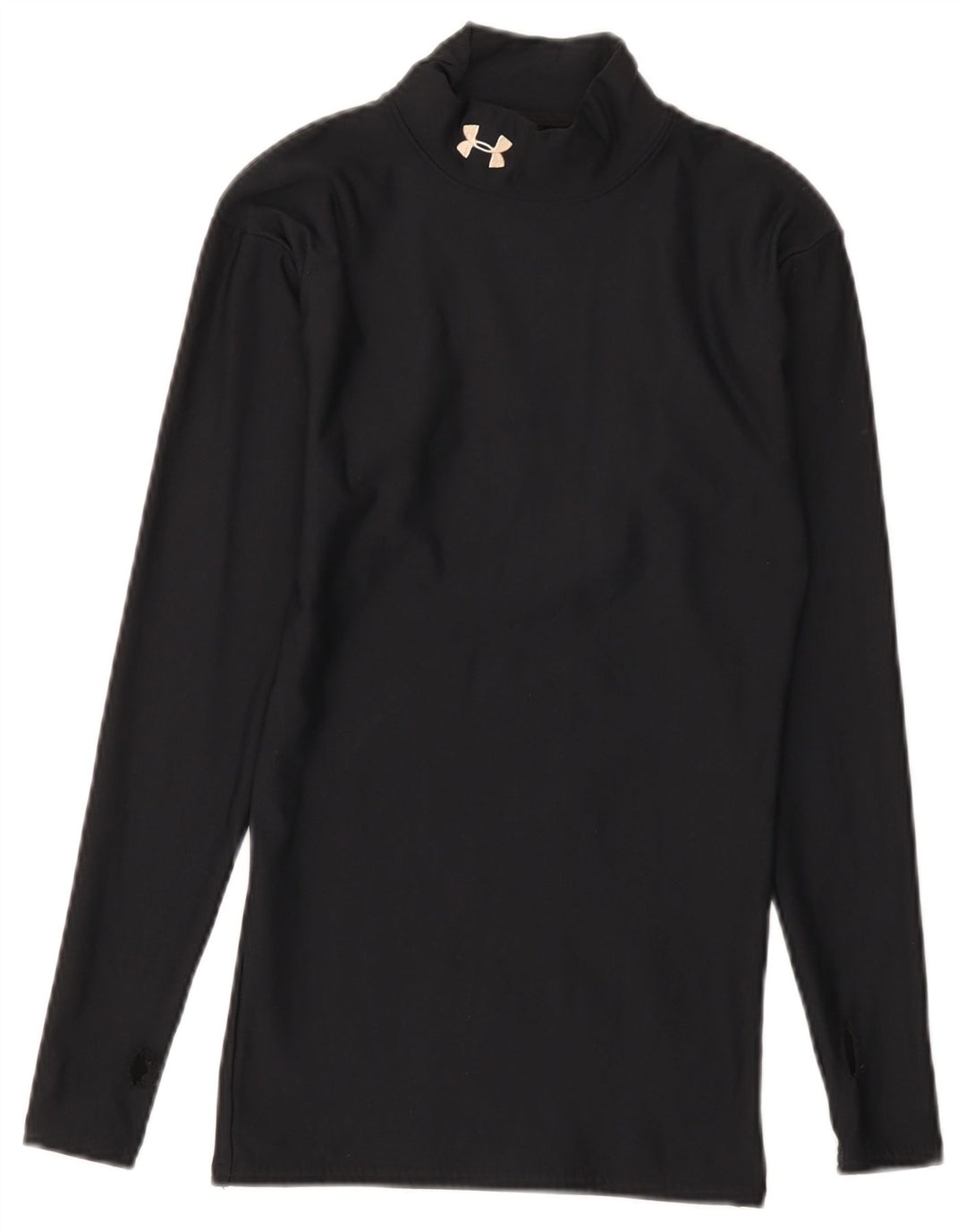 Under Armour Cold Gear Top cu mânecă lungă pentru femei UK 8 Small Black Nylon