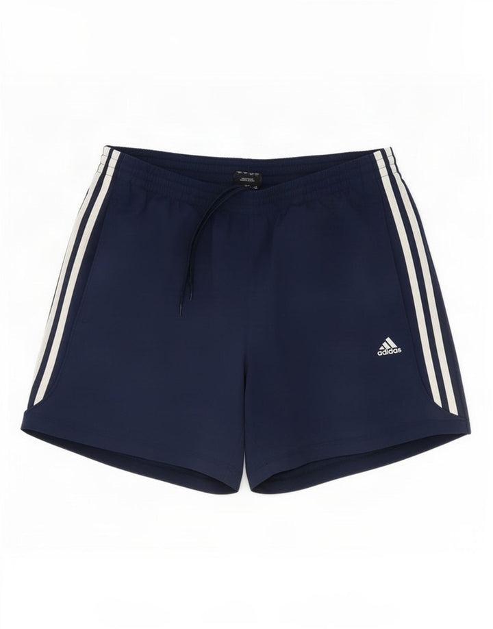 Pantaloni scurți sport pentru bărbați Adidas Climalite, mari, albastru, poliester