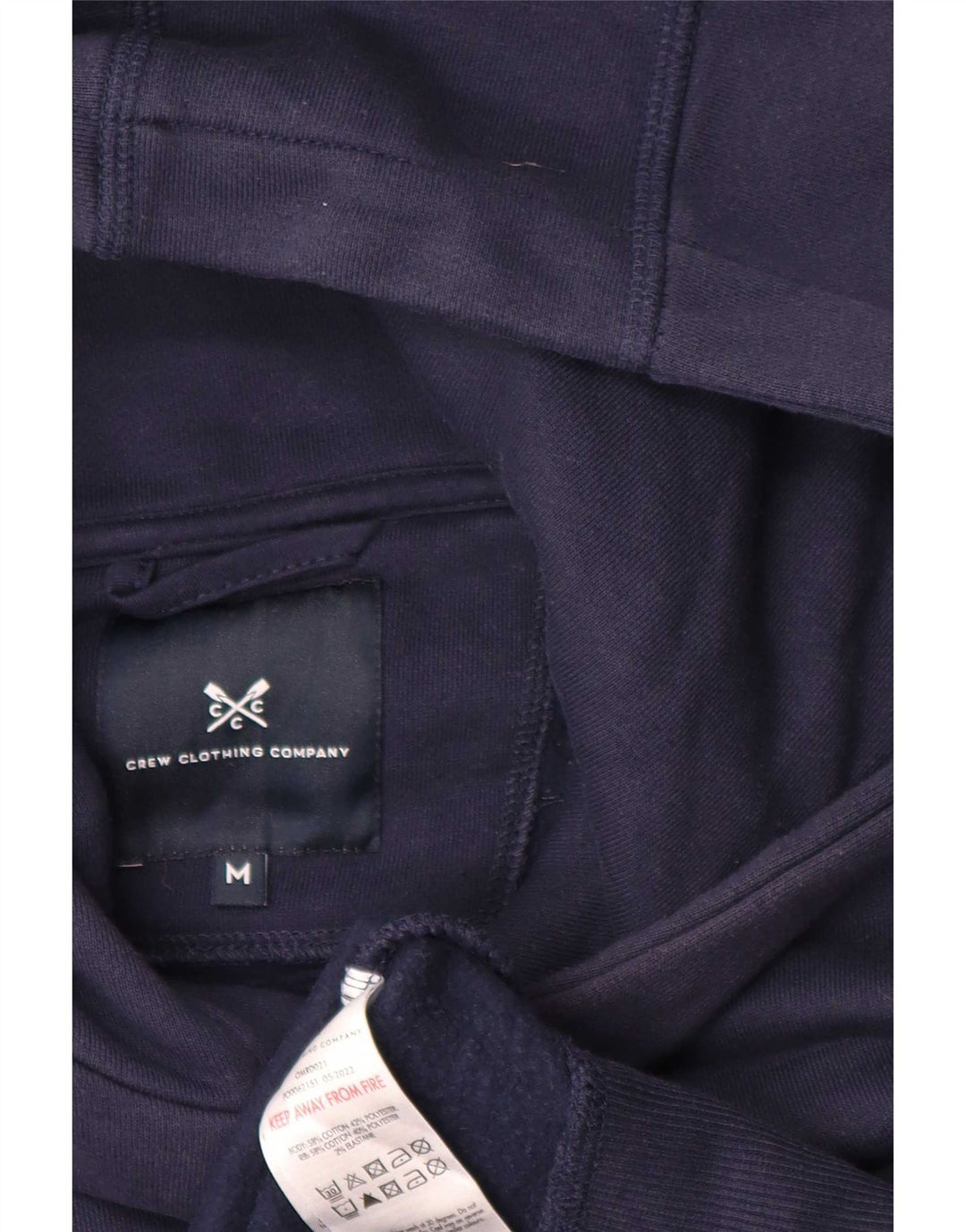 Crew Clothing Hanorac pentru bărbați Pulover Medium Bleumarin Bumbac