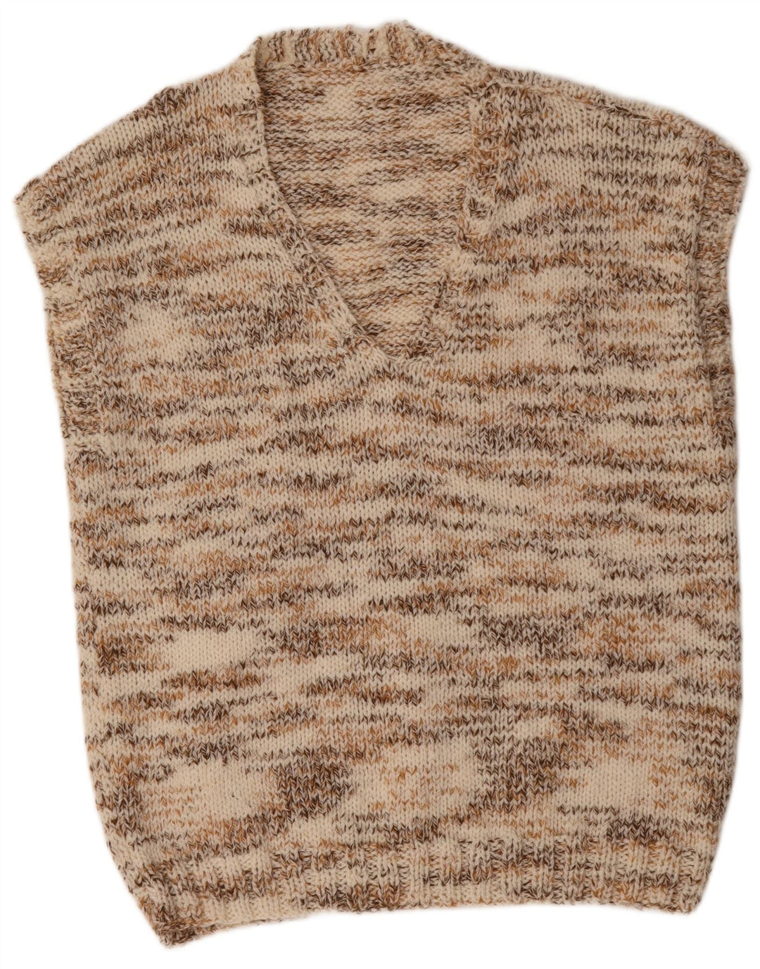 Vestă Vintage pentru bărbați Tank Top mare Bej pete
