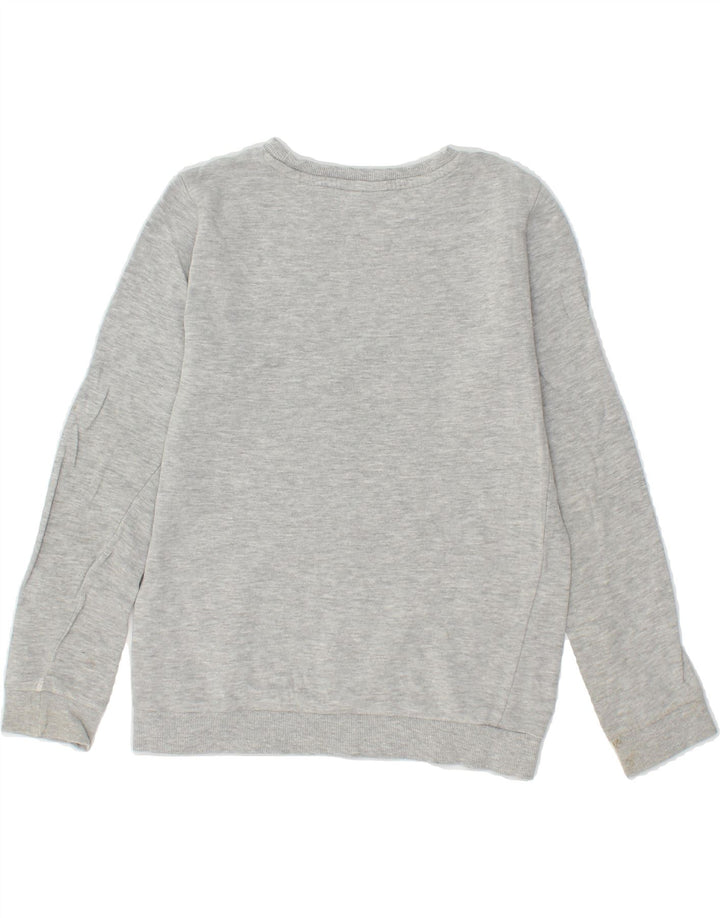 GUESS Boys Graphic Sweatshirt Jumper 9-10 Years Grey Cotton Vintage Guess and Second-Hand Guess from Messina Hembry 