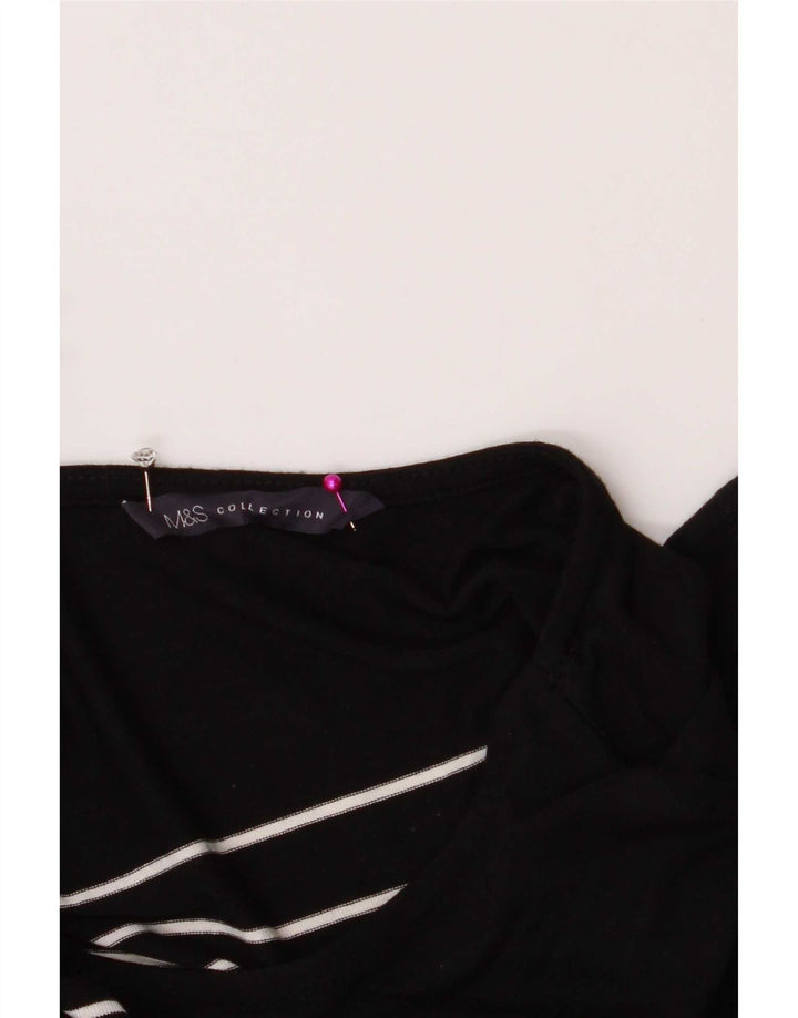 Rochie teacă pentru femei Marks & Spencer UK 14 Medium Black Dunge