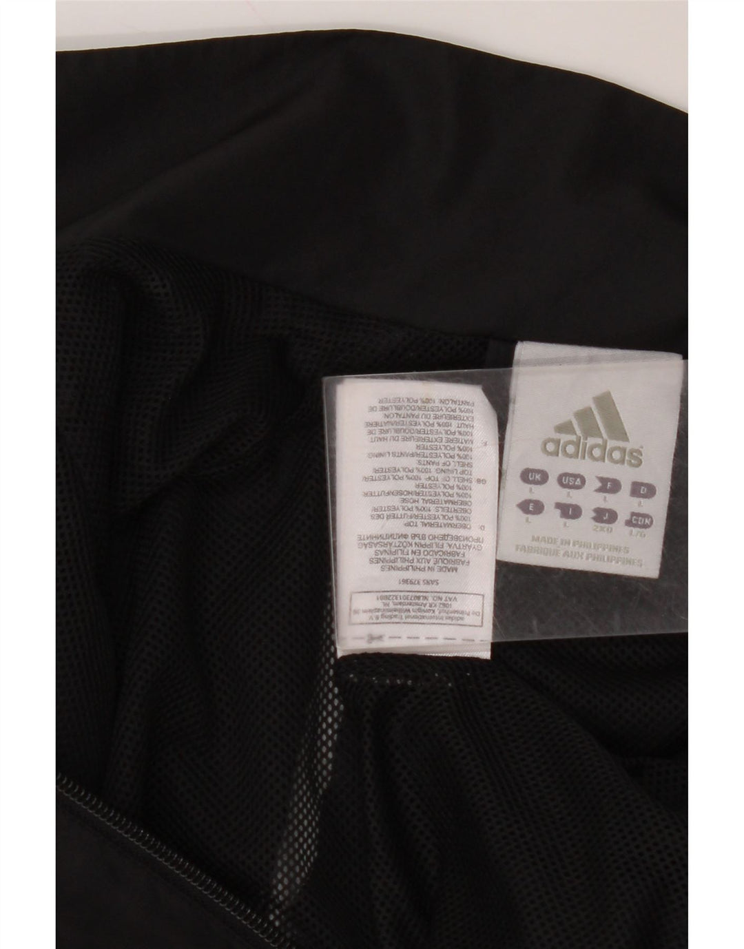 ADIDAS Mens Climacool Tracksuit Top Jacket Large Black Polyester