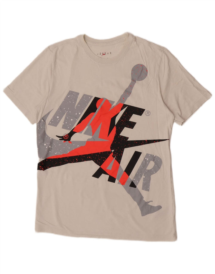 Tricou grafic Jordan pentru bărbați Top, mediu alb, bumbac