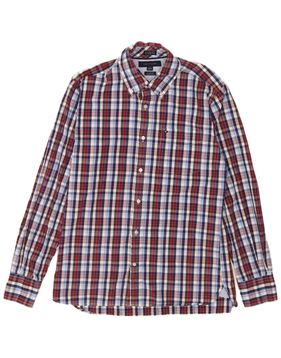 Cămașă pentru bărbați Tommy Hilfiger Mărimea 15 1/2 16 Mediu, multicoloră
