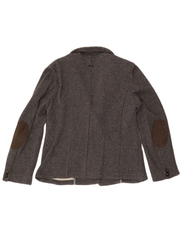 Jachetă pentru femei Marella, din tricot dublu, UK 18 XL, lână gri