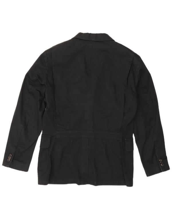 Jachetă Polo Ralph Lauren pentru bărbați, cu 3 nasturi, UK 42 XL, bumbac negru