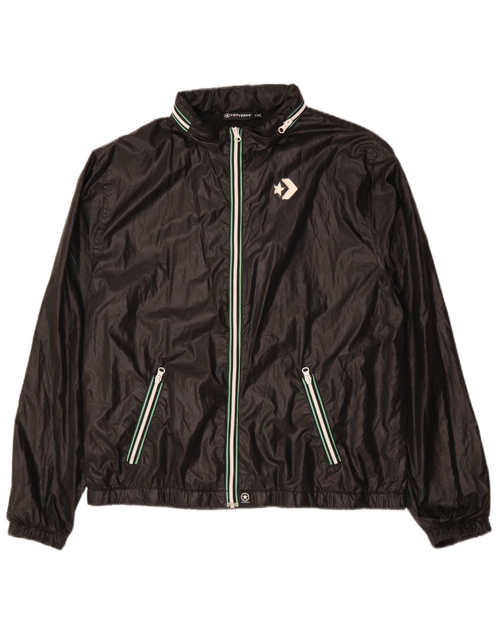 Jachetă Windbreaker pentru bărbați Converse UK 42 XL Poliester negru