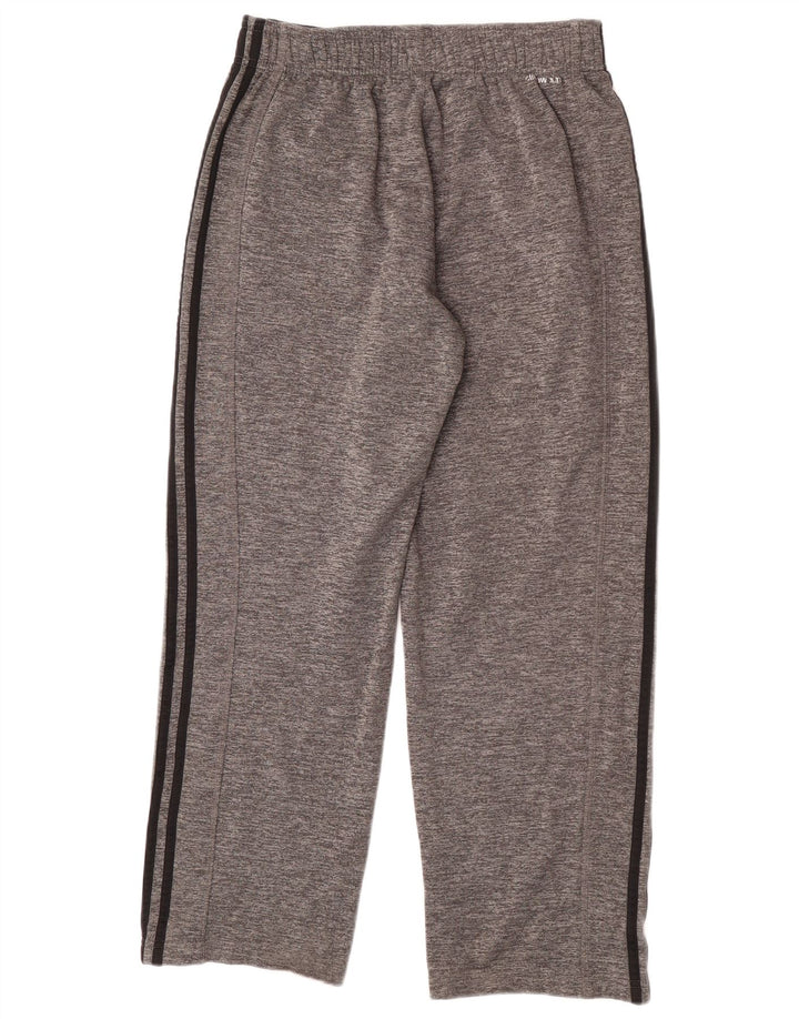 Pantaloni de trening Adidas Climawarm pentru bărbați, gri mediu, poliester pătat