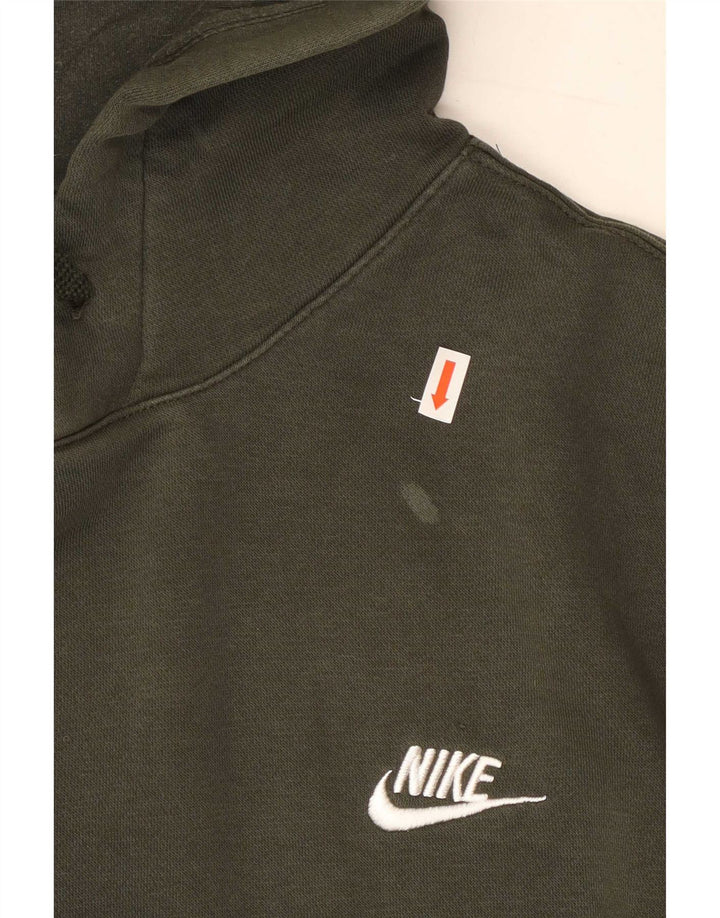 Pulover Nike pentru bărbați, bumbac kaki mediu