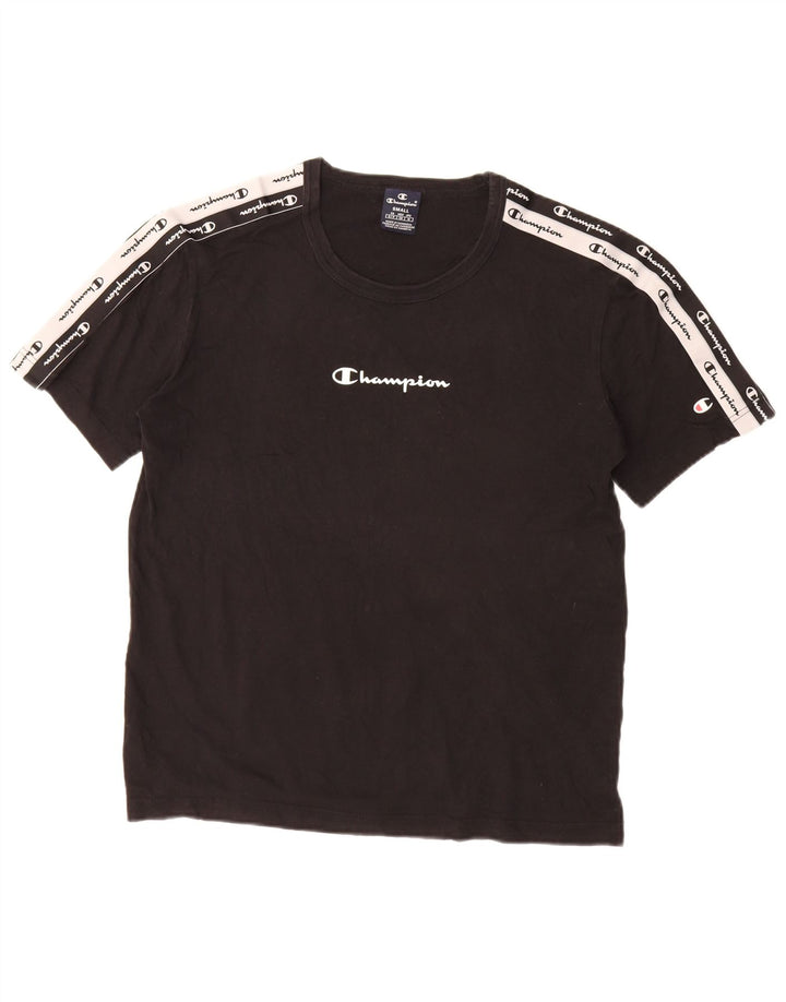 Tricou grafic pentru bărbați CHAMPION Top Mic Negru