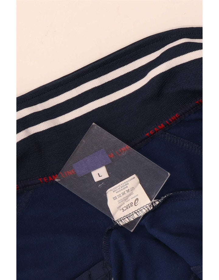 Jachetă de trening pentru bărbați Asics, mare, albastru, poliester color bloc