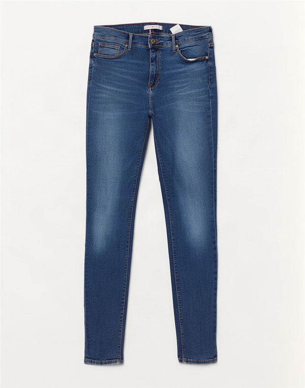 Tommy Hilfiger Womens Como Skinny Jeans W29 L32 Blue Cotton