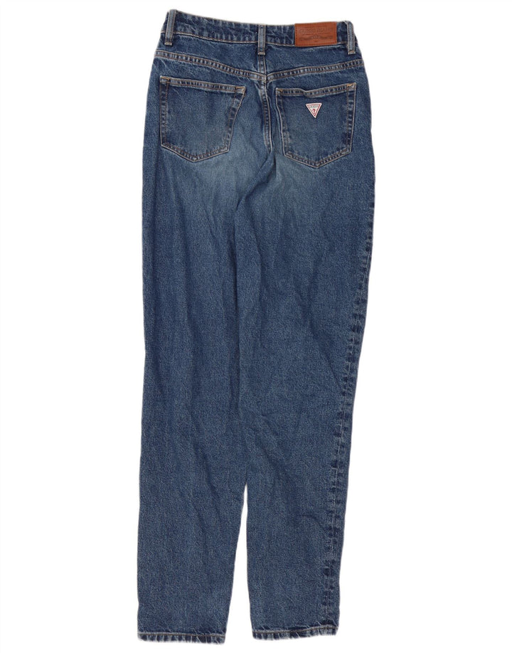 Blugi conici pentru femei Guess W25 L29 Bumbac albastru
