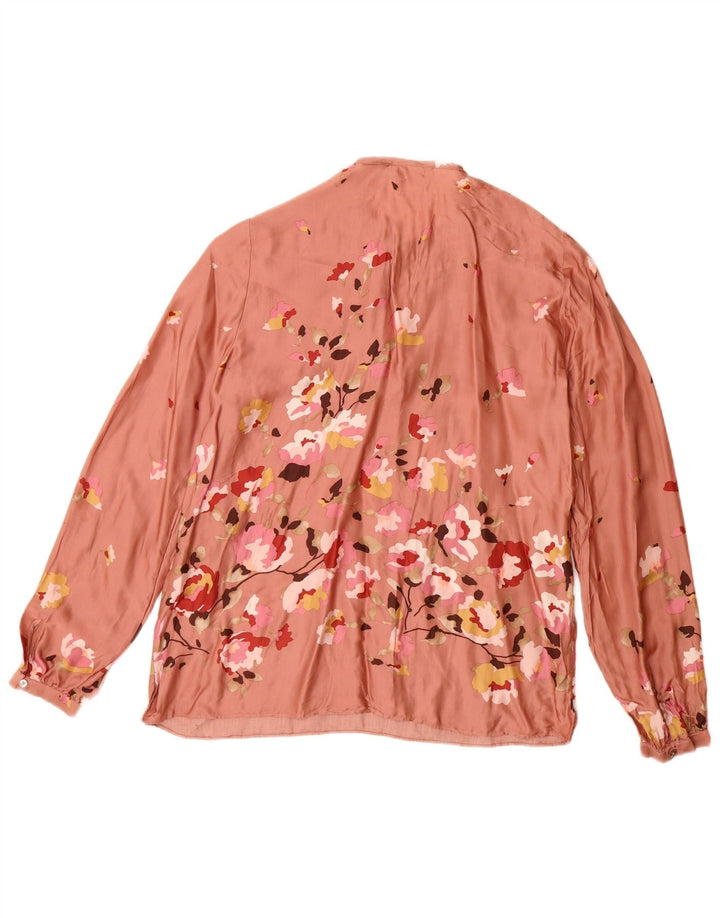 Bluză Massimo Dutti Femei Top EU 40 Viscoză Florală Roz Mediu