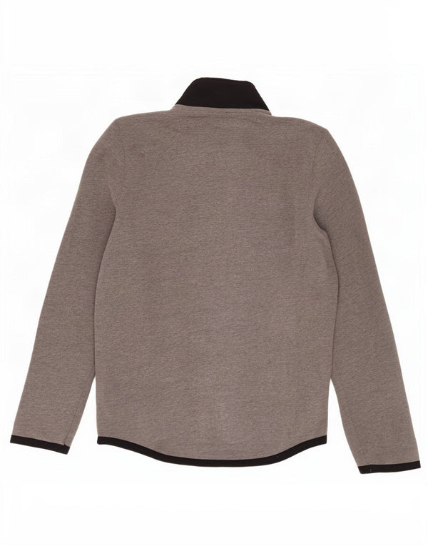 Jachetă pentru trening Hollister pentru bărbați, bumbac color bloc, gri mic