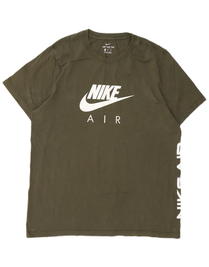 Tricou grafic pentru bărbați Nike Top XL Bumbac verde