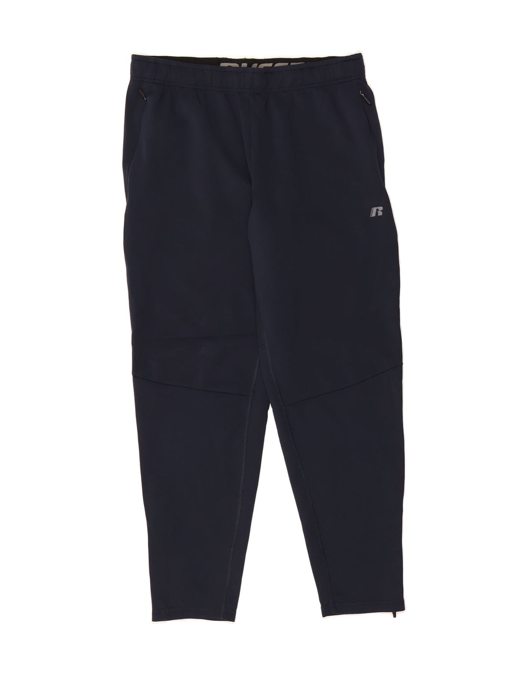 RUSSELL ATHLETIC Mens Tracksuit Trousers Large  Navy Blue Polyester Vintage Russell Athletic and Second-Hand Russell Athletic from Messina Hembry 