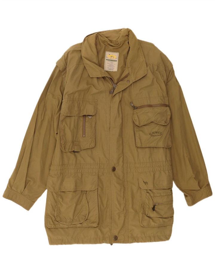 Jachetă cu glugă pentru bărbați Camel Active EU 58 2XL Kaki Bumbac