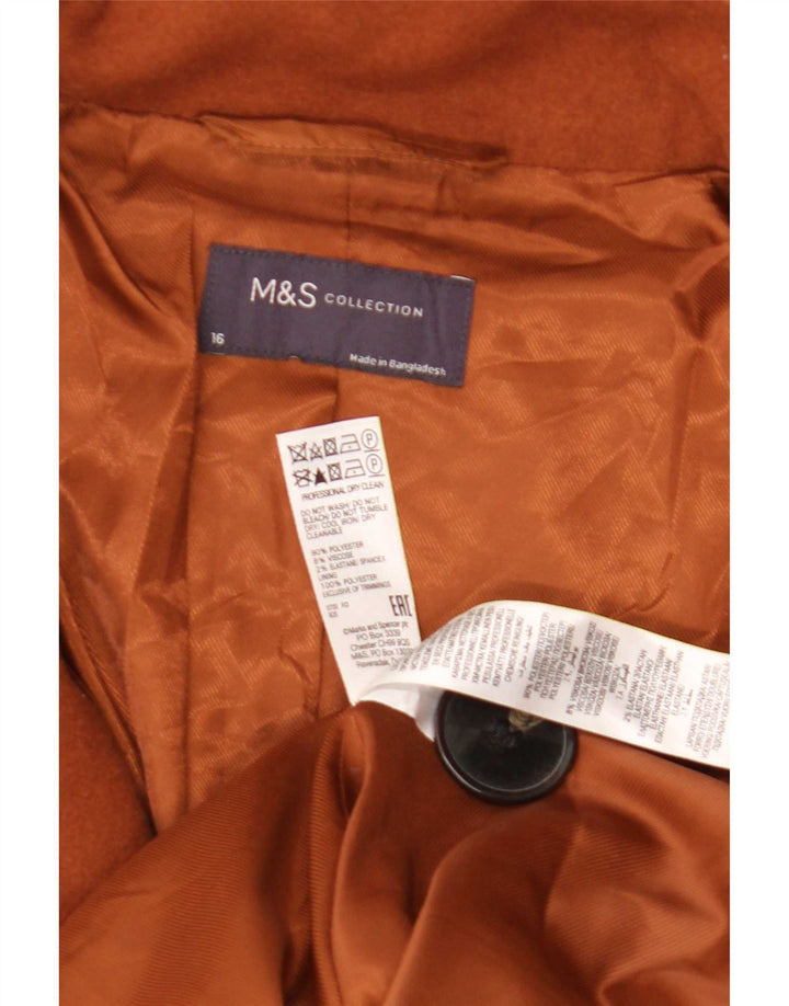 Palton pentru femei Marks & Spencer UK 16, mare, maro, poliester