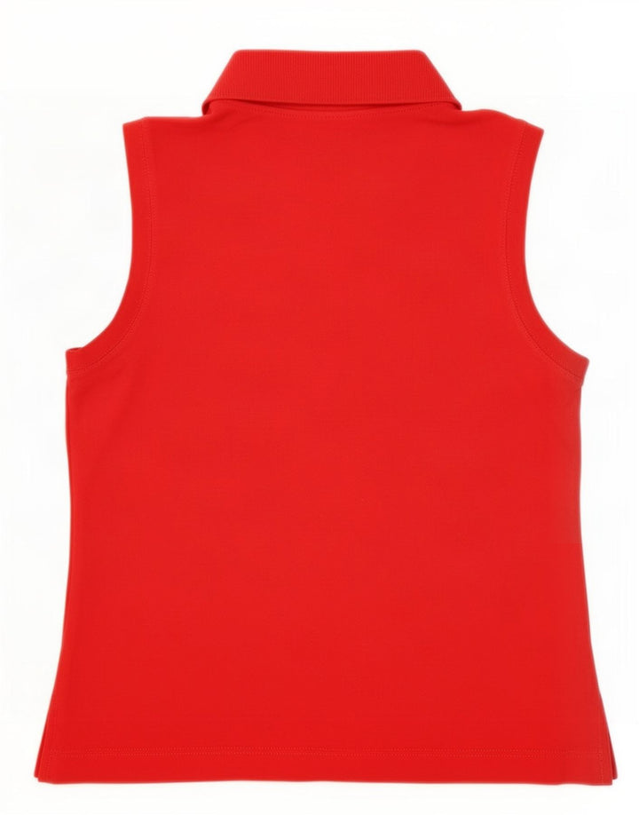 Tricou polo fără mâneci pentru femei Sergio Tacchini IT 44 Medium Red