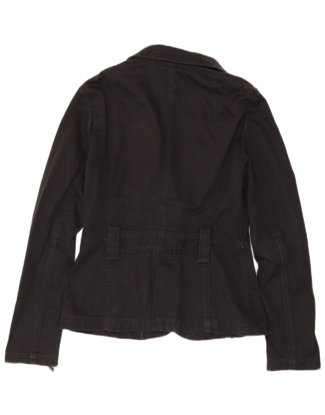 Blazer Armani Exchange pentru femei, cu 1 nasture, UK 12, bumbac mediu negru