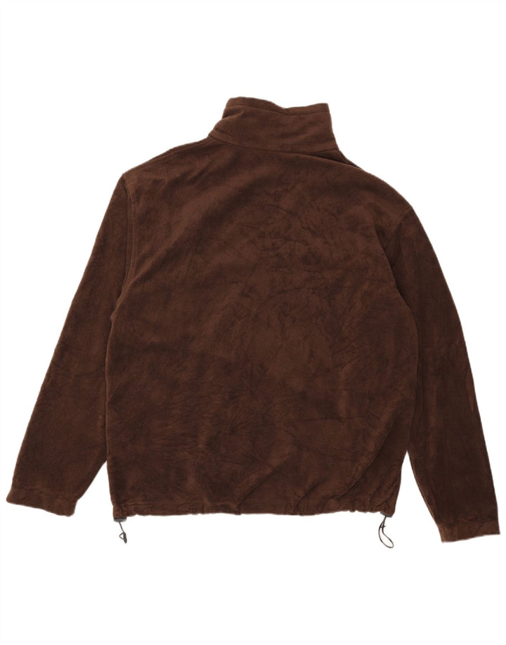 Jachetă fleece pentru bărbați Columbia UK 40 mare, maro, poliester