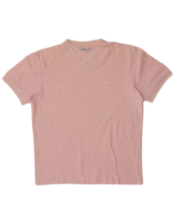 Tricou pentru bărbați Tom Tailor Top Medium Pink Bumbac