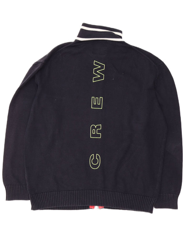 Pulover cardigan grafic pentru bărbați Murphy & Nye 2XL bumbac bleumarin