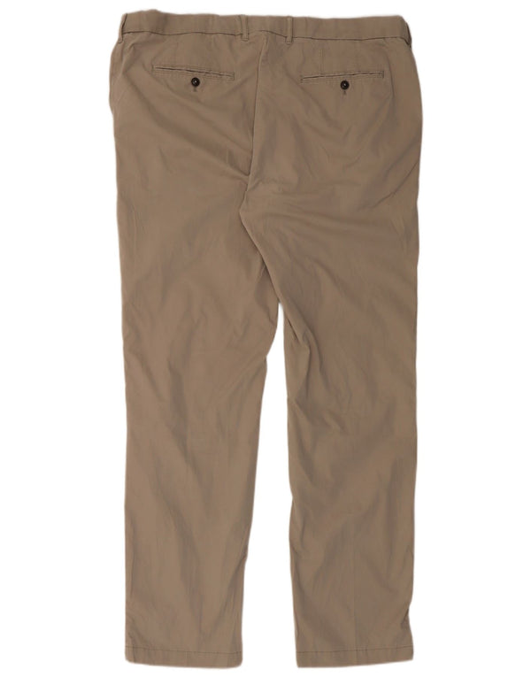 Marks & Spencer Pantaloni Chino Drepți Blue Harbour pentru bărbați L42 L35 Bej