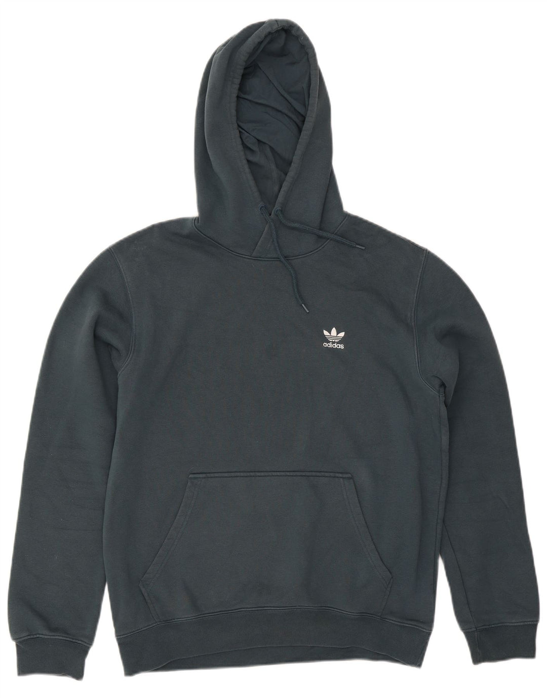 Pulover Adidas pentru bărbați, bumbac verde mediu