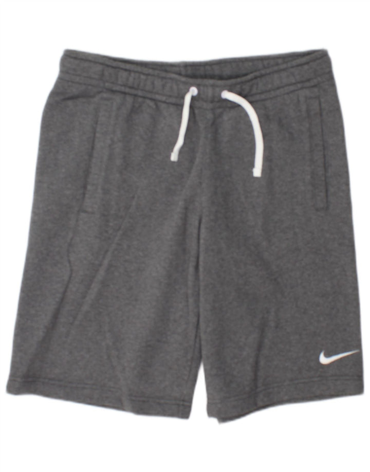 Pantaloni scurți sport Nike pentru bărbați, bumbac cu pete gri medii
