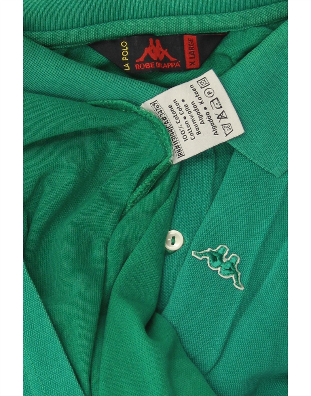 Cămașă polo pentru bărbați Kappa XL bumbac verde