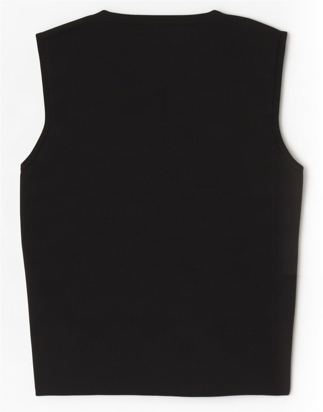 Top cu vestă pentru femei Zara UK 8, poliester negru mic