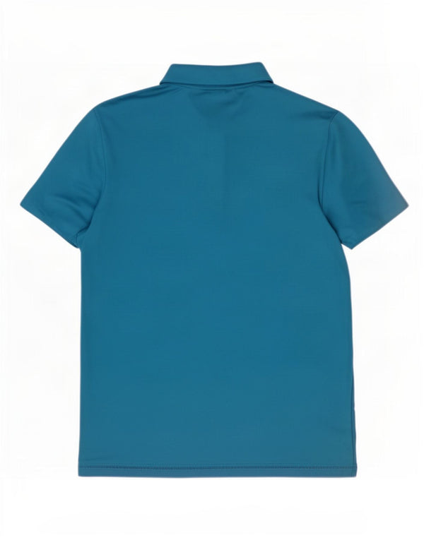Tricou polo pentru bărbați Adidas, mare, albastru, poliester cu dungi